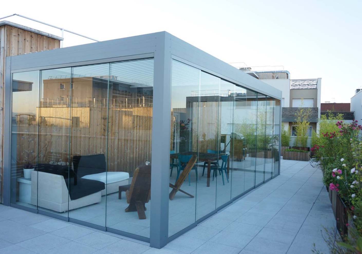 Modern Aluminum Glass Room