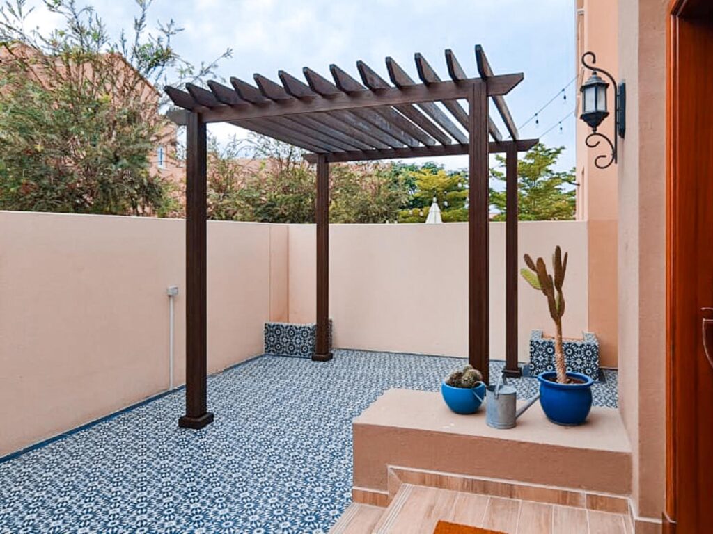 Wooden pergola dubai