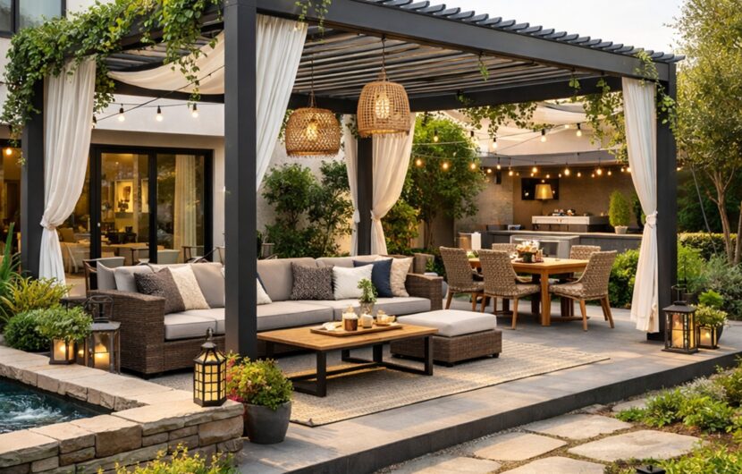 villa-garden-with-pergola