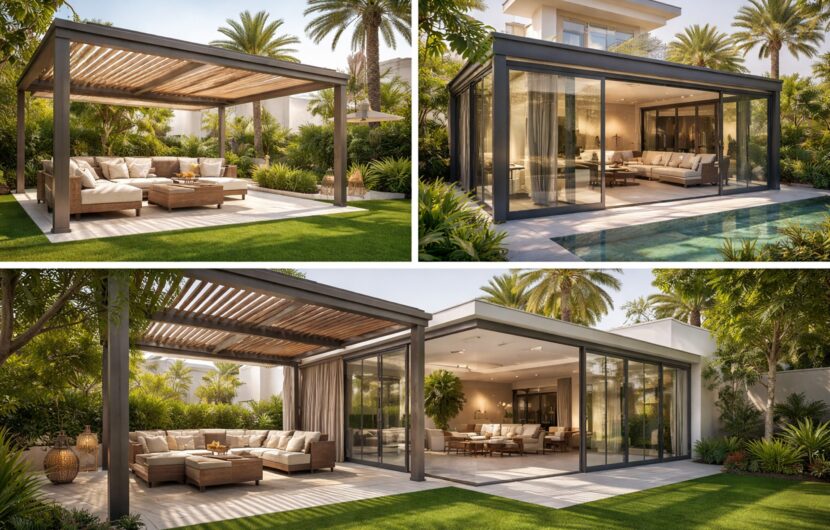 pergola-and-glass-room-dubai-outdoor-living-summer-heat-solution